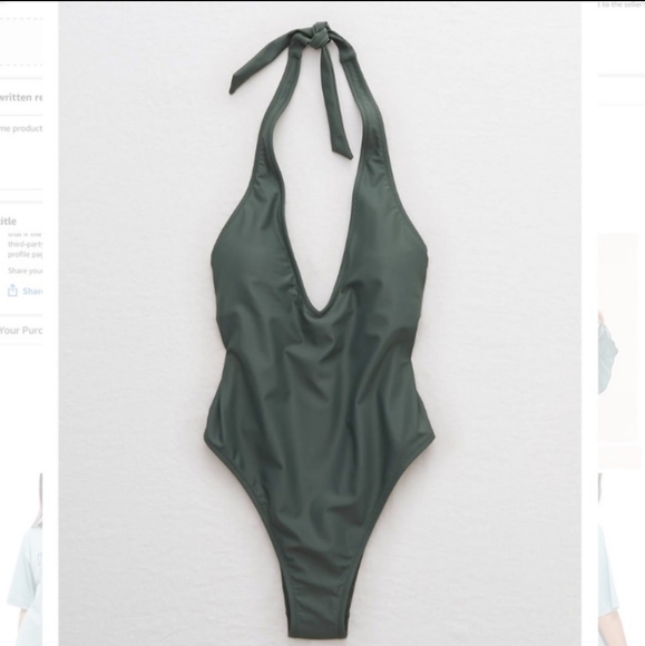 aerie super plunge one piece